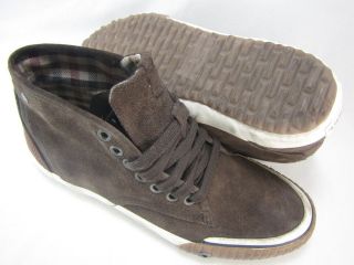 Diesel Mens Trackay Mudd Dark Brown Suede Lace up Casual Fashion Ankle 