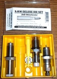LEE 308 Winchester Deluxe Rifle 3 DIE SET, NEW # 90614