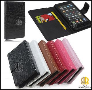 SPX1 + Croco Genuine Real Leather Case Cover for Samsung Galaxy S2 
