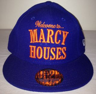 NEW ERA 59Fifty x Acapulco Gold 7 1/4 Hat Marcy Houses AG RARE Gray 