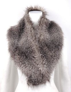 Faux Fur Shrug Scarf Wrap Collar 7 Colors Scarves Trendy Winter Warm