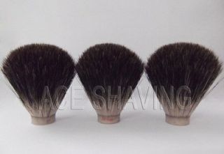 Pieces Of Black Badger Hair Shaving Brush Head Knot Size 20mm