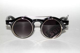   Vintage Style John Lennon Black Lenses Black Frame Unisex Sunglasses