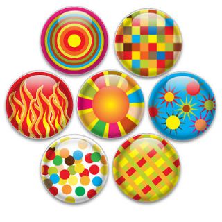 Decorative Push Pins or Magnets   Summer Sizzle Set of 7