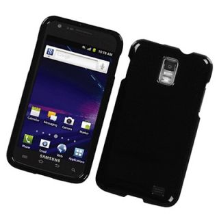 BLACK HARD CASE FACEPLATE PHONE COVER HOUSING for Samsung Galaxy S II 