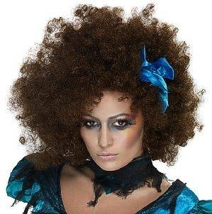 blue afro wig in Wigs & Facial Hair