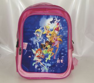 16 WINX CLUB GIRLS FAIRY Kid Girls Backpack School Book Bag NEW A4#