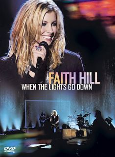 Faith Hill   When The Lights Go Down DVD, 2003, Amaray Packaging 