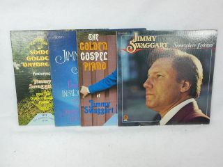 Jimmy Swaggart 4 LPs GOLDEN GOSPEL PIANO/JESUS BAND/SOMEWHERE/SOME 