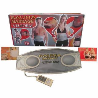 Waist Massager Belt Sauna Heating Vibration Rejection Fat Belt 