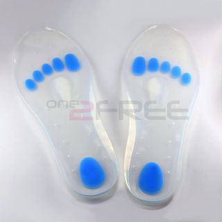 New 1Pair Full Length Support Medical Metatarsal Pad Silicone Gel Shoe 