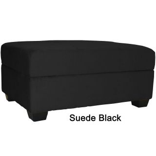 Storage Bench and Ottoman Microfiber Suede Choose Color