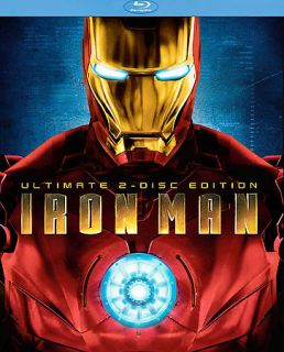 Iron Man Blu ray Disc, 2008, 2 Disc Set, Ultimate Edition