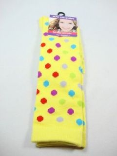 Elite collection girls Knee high socks Yellow red blue green purple 