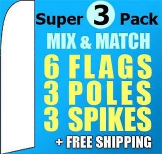 15 RV SALE Super Tall Swooper Feather Banner Flag