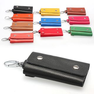 New Men & Women Genuine Leather Chains Accessory Pouch Wallet Key 