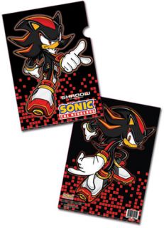 File Folder SONIC THE HEDGEHOG NEW Shadow (Pack of 5)Stationery 