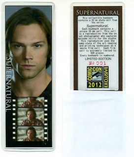   Jared Padalecki SDCC Comic Con Excl. Collectible Film Cell Bookmark