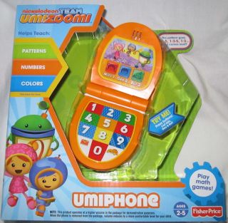 New Fisher Price Nickelodeon Team Umizoomi Umiphone toy