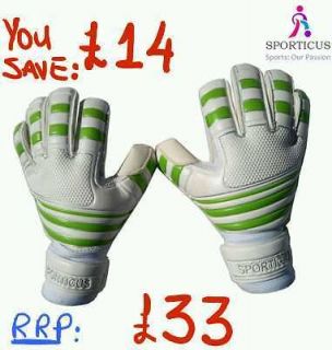 Goalkeeper Gloves Size 9   Finger Protection Tech   Professional 