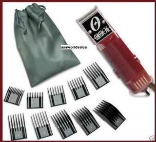 Oster Original Classic 76 Hair Clipper + 10 piece universal Combs New
