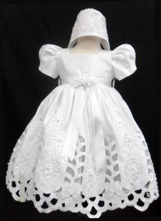 Infant Girl & Toddler Baptism, Wedding Formal Occasion Dress white 