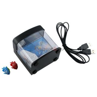 Mini USB / Battery Fish Tank with Fish and LED Light