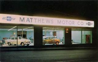 Fitchburg MA Matthews Chevrolet Car Auto Dealership Photograph