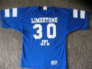   JFL Bike Limestone High School Mesh Jersey Football Sz M Blue & White