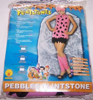 The Flintstones Pebbles Ladies Fancy Dress Costume Size XS New