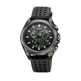 Citizen Mens AT7035 01E Proximity Eco Drive Black Ion Plated Watch 