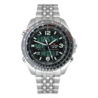 Citizen Mens JQ8006 53E Ana Digi Chronograph Bracelet Watch Watches 