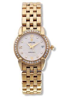 Concord Impresario 18k Gold Diamond Womens Watch 0309093 Watches 
