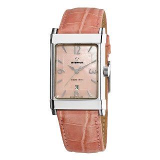 Eterna 1935 Automatic Mens Pink Leather Strap Watch 8491.41.80.1161 