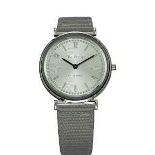Jowissa Womens J4.012.M Nuoro Slim Grey Leather Watch Watches 