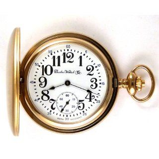   Pocket Watch with Satin Gold Hunting Case Watches 