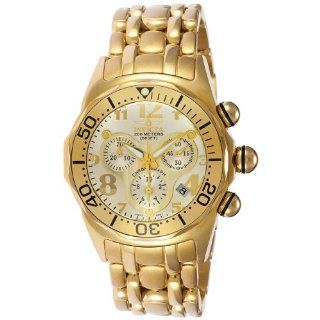   23k Gold Plated WatchDiver Chronograph Watch Watches 