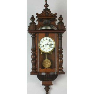 Nice Antique German Regulator Wall Clock HAC Spindles 