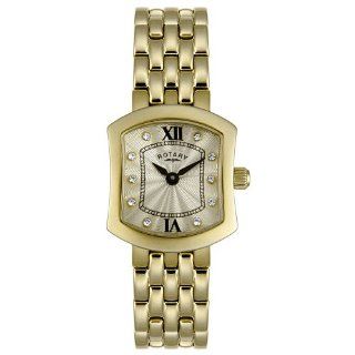 Rotary Womens LB02445/09 Gold Tone Stainless Steel Watch Watches 