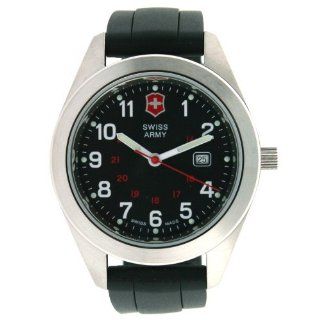 Swiss Army Womens Garrison Collection Black Rubber Black Dial Watch 