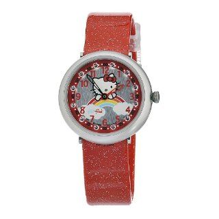 Swatch Kids ZFFL017 Quartz Silver Dial Hello Kitty Watch Watches 