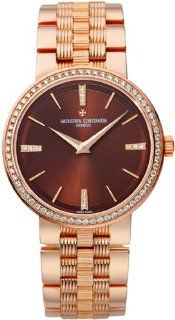 Vacheron Constantin Patrimony Ladies Rose Gold Diamond Watch 25557 