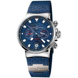 Ulysse Nardin Mens 353 68LE 3 Marine Blue Seal Watch Watches  