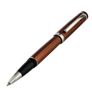 Xezo Incognito Solid Brass Fine Rollerball Pen in Luxurious Brown 