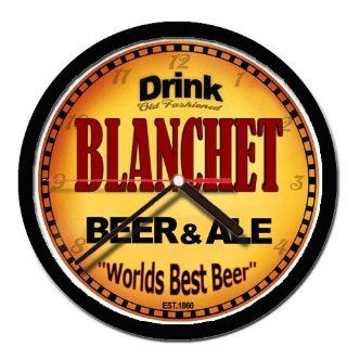 BLANCHET beer and ale cerveza wall clock 