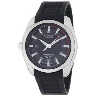 Citizen Mens BM7120 01E Titanium Golf Eco Drive Watch Watches 