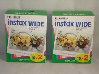 Packs FujiFilm Polaroid Fuji Instax Wide Film,40 Instant Photos 210 