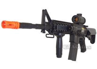 Lancer Airsoft M4 M16 RIS Electric Metal Gearbox AEG Rifle Gun 04B 