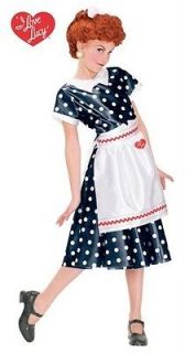   Classic Polka Dot Dress Child Costume Medium 8 10 Fun World 101112M