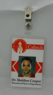 The Big Bang Theory ID Badge Caltech Dr. Sheldon Cooper Theoretical 